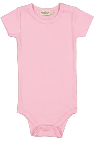 Marmar Copenhagen Plain Body Ss Bodies Short-sleeved Pink