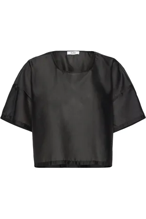 Stylein Berra Top Designers T-shirts & Tops Short-sleeved Black