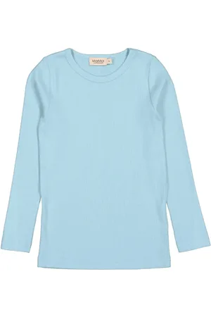Marmar Copenhagen Tani Tops T-shirts Long-sleeved T-shirts Blue
