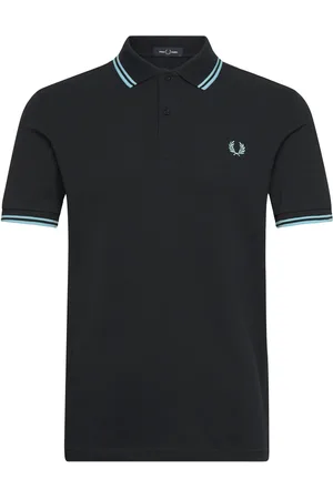 Fred Perry Twin Tipped Fp Shirt Tops Polos Short-sleeved Navy