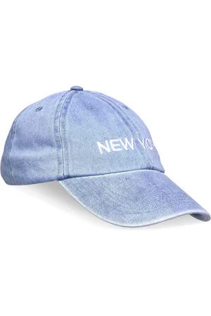 Gina Tricot Denim Cap Accessories Headwear Caps Blue