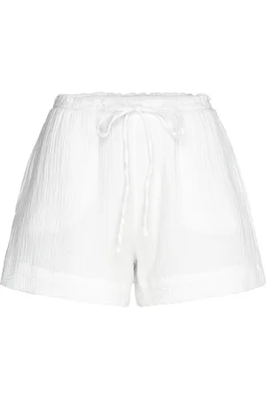 Gina Tricot Gauze Shorts Bottoms Shorts Casual Shorts White