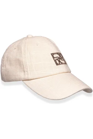 Gina Tricot Linen Blend Cap Accessories Headwear Caps Beige