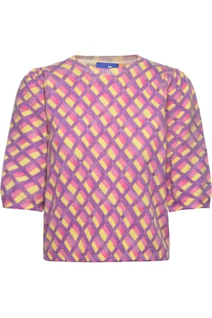 Crās Angiecras Blouse Tops Blouses Short-sleeved Pink