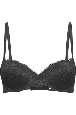Lindex Bra Akleja Emelie Lace Lingerie Bras & Tops Balc Tte Bras Black