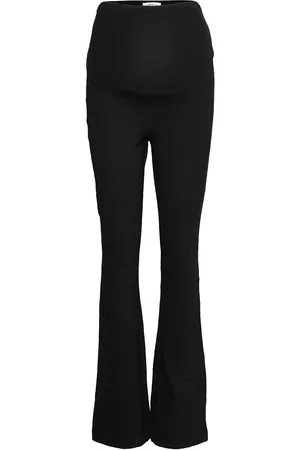 Lindex Trouser Mom Beatrix Bottoms Trousers Flared Black