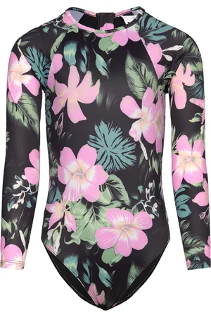 Roxy Shadow Floral Sie Uimapuku Uima-asut Black
