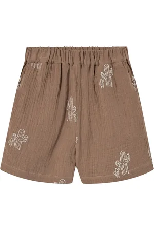 Fliink Hello Shorts Bottoms Shorts Brown