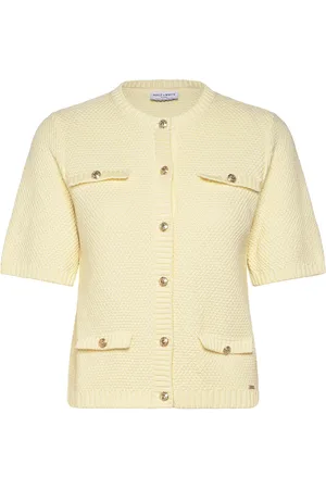 Lindex Cardigan Wera Tops Knitwear Cardigans Cream