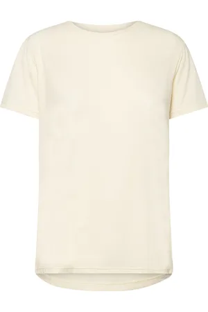 Athlecia Lizzy W Slub S/S Tee Sport Sport Clothing Sports Tops & T-shirts Sport T-shirts Beige
