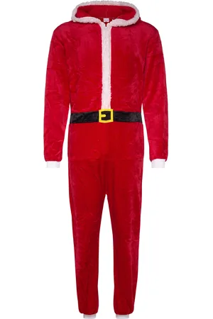Christmas Sweats Santas Jumpsuit Tops Sweat-shirts & Hoodies Tracksuits - Sets Red