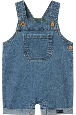 NAME IT Nbmlou Dnm Shorts Overall 2230-Li H Bottoms Dungarees Blue