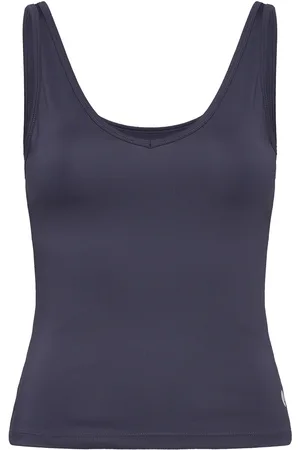 Björn Borg Ace Deep V Neck Tank Top Sport Women Sport Clothing Sports Tops & T-shirts Sport Tank Tops Navy