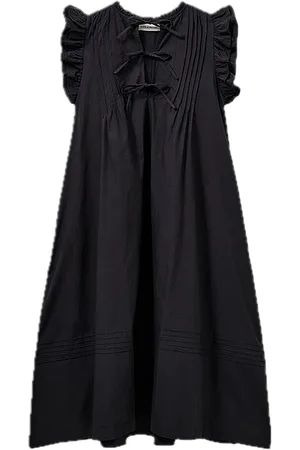 Sofie Schnoor Otililasw Dress Polvipituinen Mekko Black
