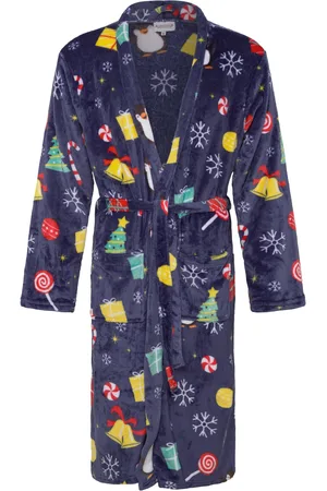 Christmas Sweats Cute Christmas Robe Blue Aamutakki Kylpytakki Blue