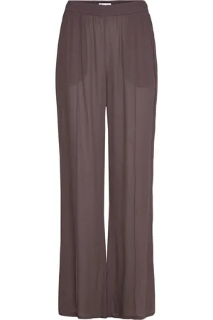 Rodebjer Ezra Designers Trousers Wide Leg Brown