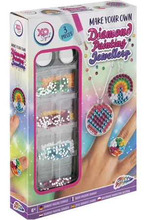 Sense Make Your Own Diamond Painting Jewellery 3 Pcs Toys Creativity Drawing & Crafts Craft Jewellery & Accessories Multi/patterned