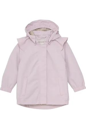 Minymo Jacket Pongee Outerwear Shell Clothing Shell Jacket Pink