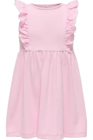 ONLY Kmgdrea Life S/S Detail Dress Jrs Dresses & Skirts Dresses Casual Dresses Sleeveless Casual Dresses Pink