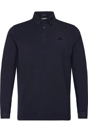 J Lindeberg Florian Ls Polo Sport Men Sport Clothing Sport Tops Sport Polos Sport Long-sleeved Polos Navy