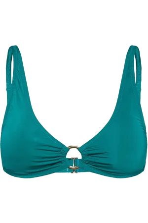 Lindex Bra Adele Shiny W Pad Sport Women Sport Clothing Sport Swimwear Sport Bikinis Blue