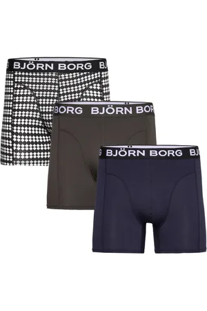 Björn Borg Bamboo Boxer 3P Bokserit Black
