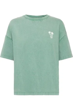 Ichi Ihnabino Ss4 Tops T-shirts & Tops Short-sleeved Green