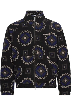 Les Deux Ren Zipper Jacket 2.0 Tops Sweat-shirts & Hoodies Fleeces & Midlayers Black