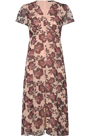 French Connection Elyse S/S Tea Dress Polvipituinen Mekko Pink