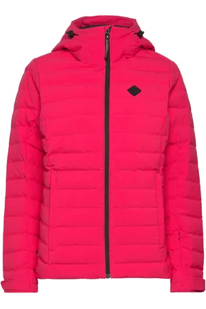 J Lindeberg W Thermic Down Jacket Vuorillinen Takki Topattu Takki Red
