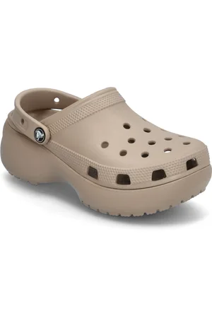 Crocs Classic Platform Clog W Shoes Clogs Beige