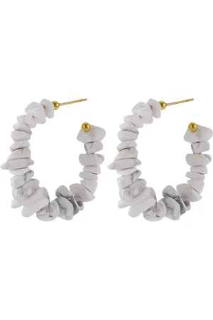 Bud to rose Summer Hoop Accessories Jewellery Earrings Hoops Gold