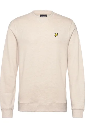 Lyle & Scott Heathered Crew Neck Sweatshirt Tops Sweat-shirts & Hoodies Sweat-shirts White