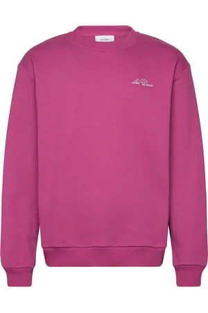 Les Deux Crew Sweatshirt Tops Sweat-shirts & Hoodies Hoodies Pink