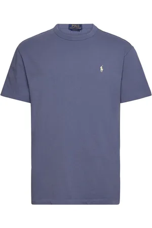Ralph Lauren Classic Fit Jersey Crewneck T-Shirt Tops T-shirts Short-sleeved Blue