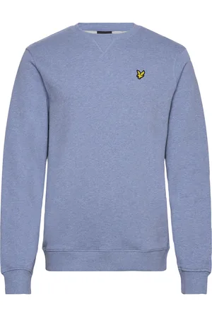 Lyle & Scott Heathered Crew Neck Sweatshirt Tops Sweat-shirts & Hoodies Sweat-shirts Blue