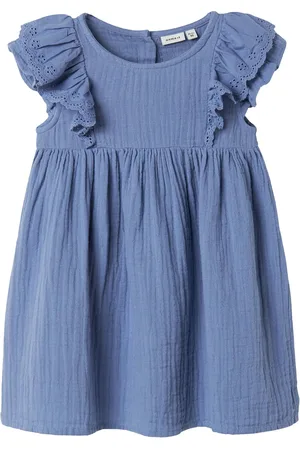 NAME IT Nmfhakki Capsl Dress Dresses & Skirts Dresses Casual Dresses Short-sleeved Casual Dresses Blue