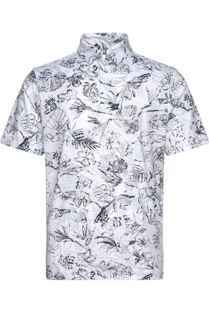 Under Armour Ua Plyoff 3.0 Prntd Polo Lb Sport Sport Clothing Sport Tops Sport Polos Sport Short-sleeved Polos White