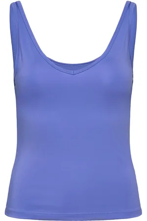 Björn Borg Ace Deep V Neck Tank Top Sport Women Sport Clothing Sports Tops & T-shirts Sport Tank Tops Blue