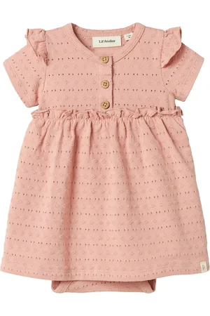 Lil Atelier Nbfjamla Ss Body Dress Lil Dresses & Skirts Dresses Baby Dresses Short-sleeved Baby Dresses Pink