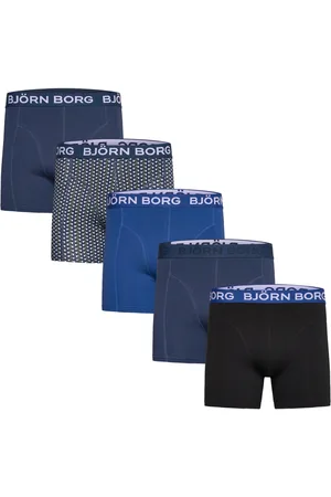 Björn Borg Cotton Stretch Boxer 5P Bokserit Navy