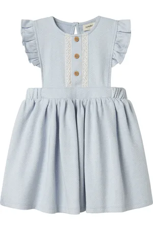 Lil Atelier Nmfhaddie Skirtall Lil Dresses & Skirts Dresses Partydresses Blue