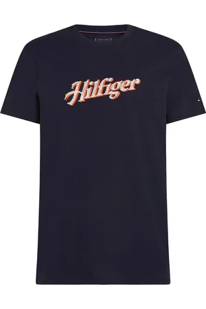 Tommy Hilfiger Hilfiger Summer Script Tee Tops T-shirts Short-sleeved Black