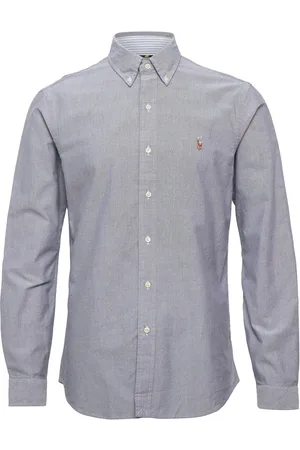 Ralph Lauren Custom Fit Oxford Shirt Tops Shirts Casual Grey