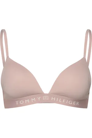 Tommy Hilfiger Padded Triangle Lingerie Bras & Tops Soft Bras Non Wired Bras Beige