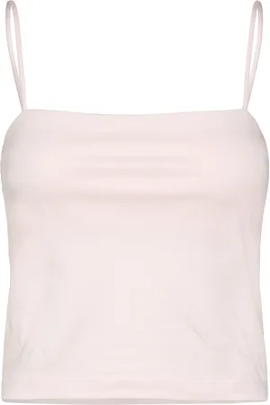 Gina Tricot Spaghetti Strap Singlet Tops T-shirts & Tops Sleeveless Pink