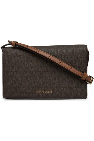 Michael Kors Md Flap Xbody Bags Crossbody Bags Brown