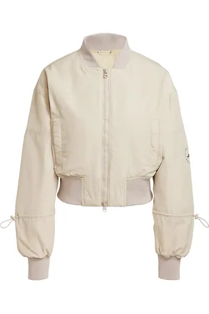adidas Asmc Sw Bom Cro Sport Women Sport Clothing Sport Outerwear Sport Jackets Sport Training Jackets Beige