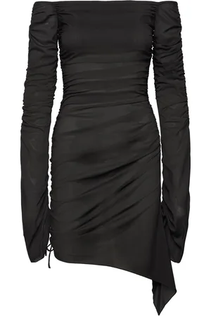 Cannari Concept Long Sleeve Dress Dresses Party Dresses Black