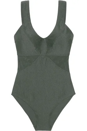 Dorina Saint Tropez Shaping Swimsuit Uimapuku Uima-asut Khaki Green